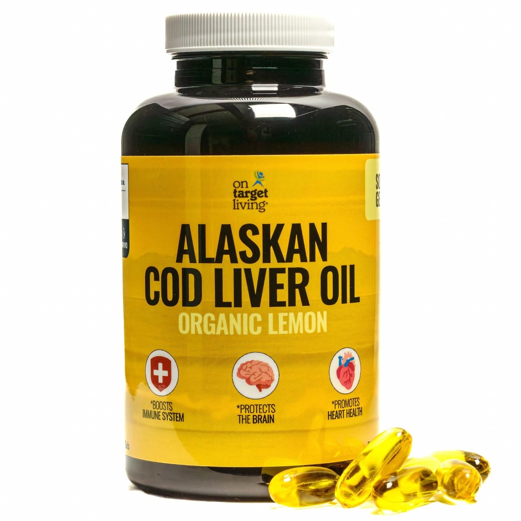 Pada Target Hidup Alaska Cod Liver 120 Soft Gels 124; Baris Tertangkap di Amerika Serikat 124; Tentu Occurring Vitamin D 124; Kaya dalam Omega 3 DHA / EPA