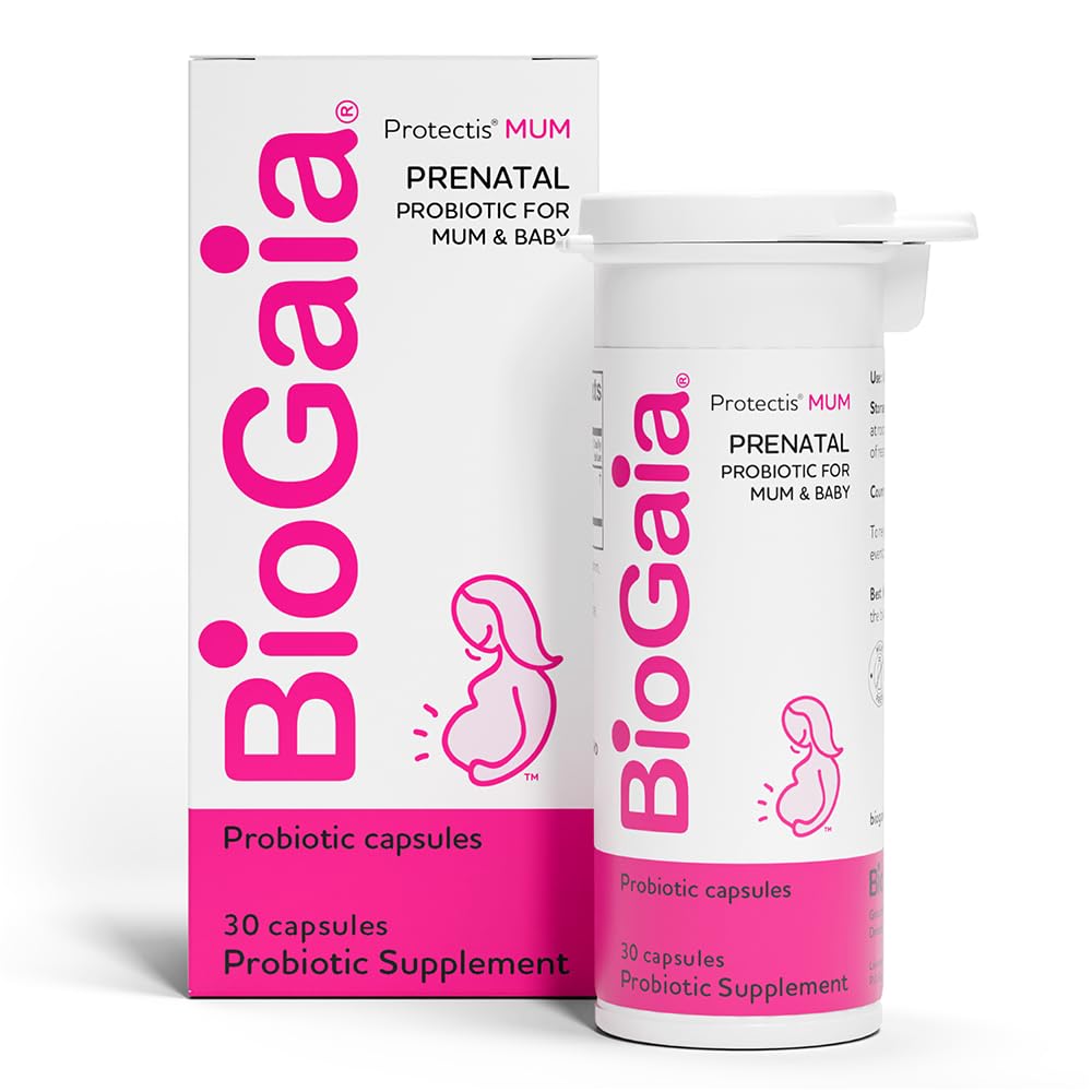 BioGaia Protectis Mum 124; A Prenatal Probiotic Defesives & Baby Protects for Mom & Baby Protectis Mum 's Developing Digetical & Ammune Systems 124; Boosts Mom' s Ammune Defesives & Promotes Good Digetical Health