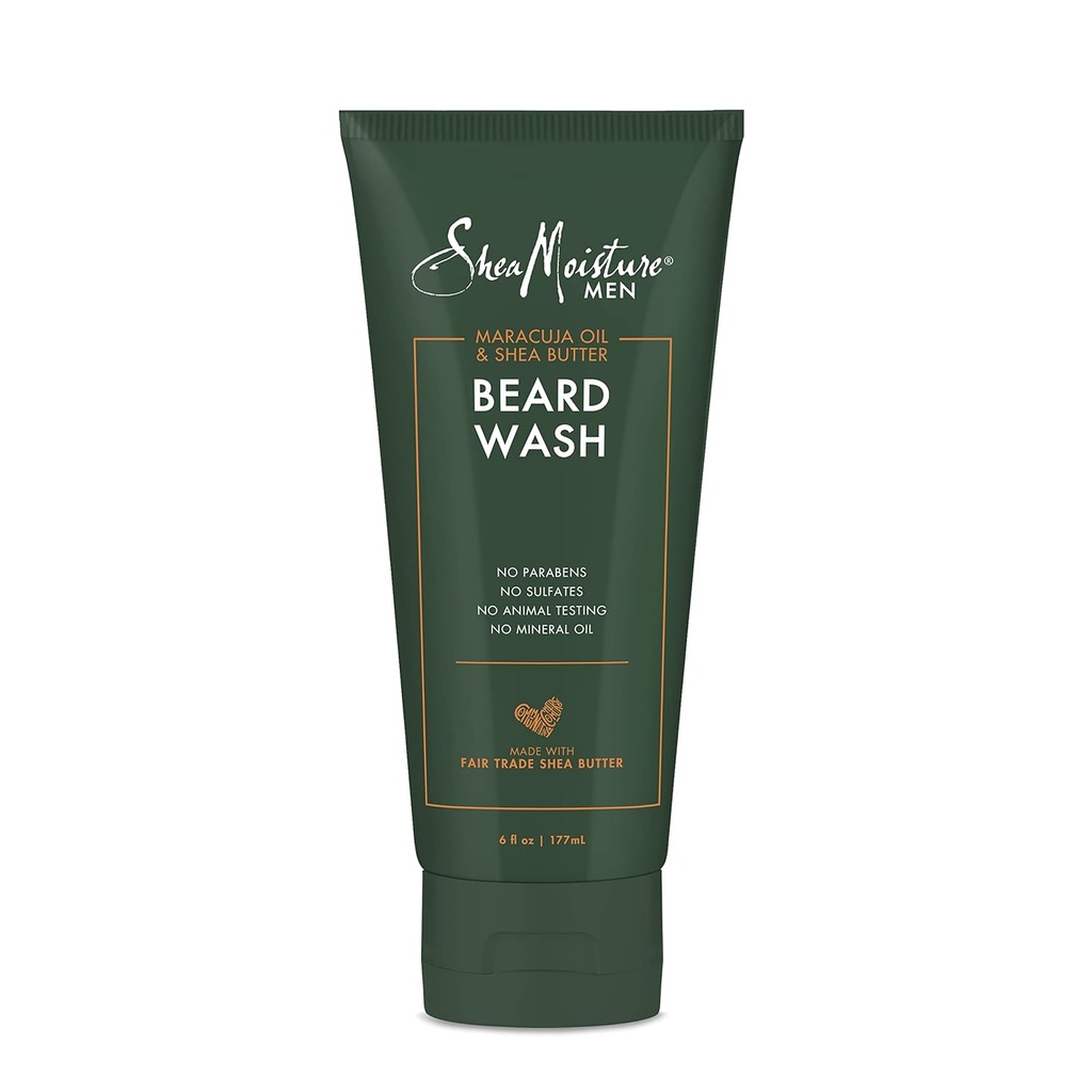 SheaMoidWash for Full Beard - Maracuja Oil & Shea Butter to Deep Clean and Refresh - 6 oz
