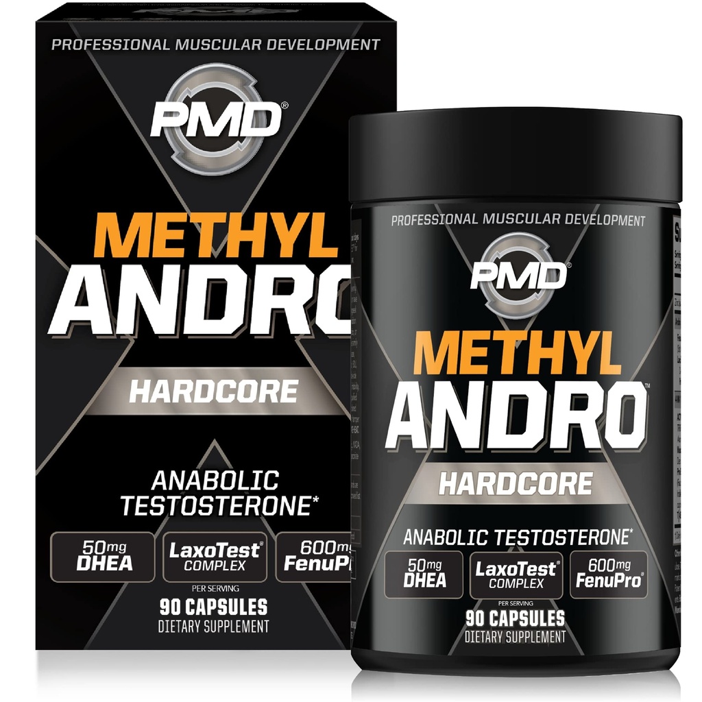 Metode Olahraga PMD dengan DHEA amplifize Testosteron untuk Pertumbuhan Otot Lean dan Kekuatan Gailtlift dan Performance- Diet Suplemen (90 Vegetarian Capsules)