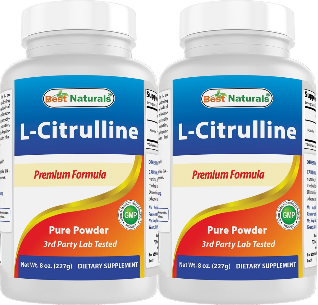 Terbaik bubuk L- Citrulline 8 OZ (8 OZ (Paket 2))