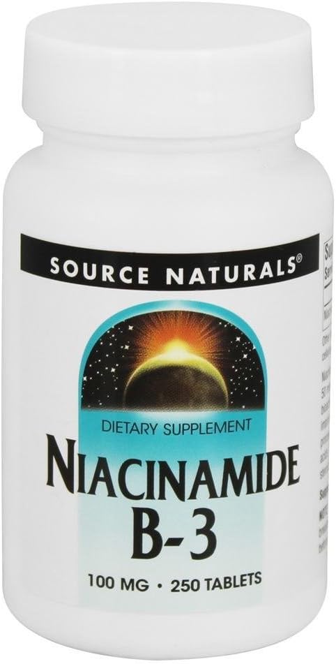 Sumber Niacinamide B-3 100mg Metabolic Dukungan - 250 Tablet