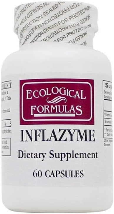 Ekologi Formulas Inflazyme, White, 60 Count