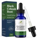 Root Cohosh Hitam - Pendukung Bantuan Menstrual, Bantuan Menopause, Tekanan Darah Sehat, Sirkulasi - Ekstrak Cairan Bebas Alkohol-, 1 oz - Herb- Sains