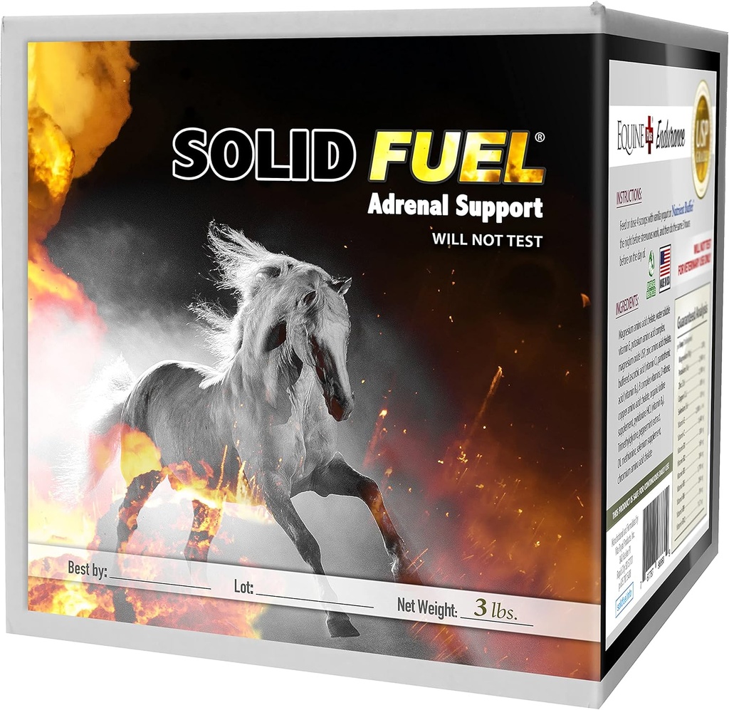 SOLID FUEL - Performance Horse Supplemen - Vitamin, Mineral & Acids untuk Dukungan Adrenal & Endurance