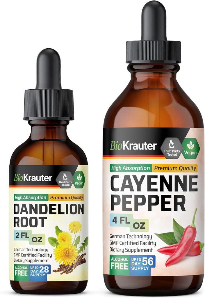 BIO KRAUTER Cayenne Pepper Ticture 4 Fl Oz.