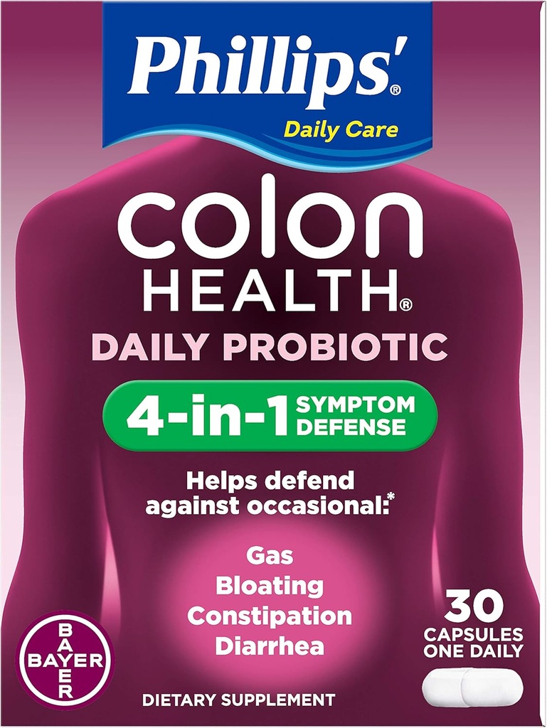 Phillips 'Colon Health Capsules 30 Capsules (Paket 3)