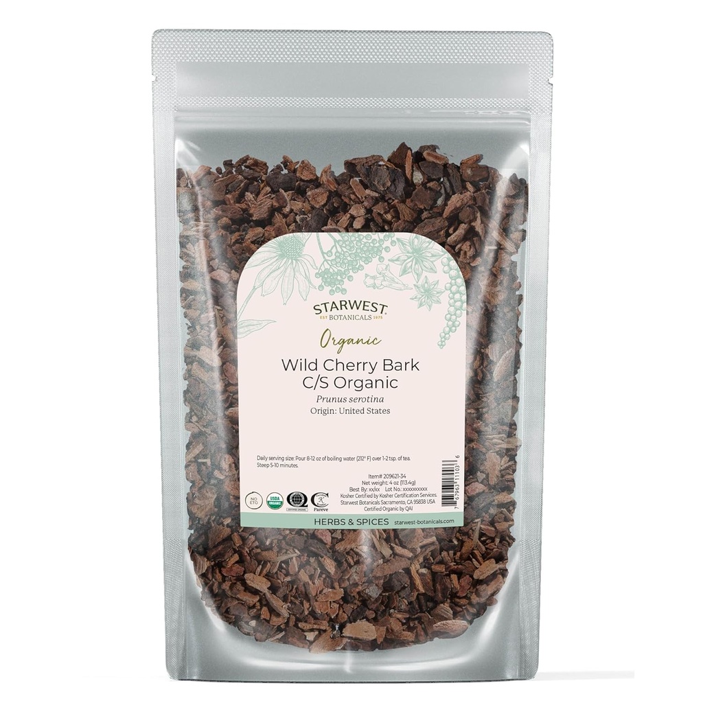 Starwest Botanicals Wild Cherry Bark Organic