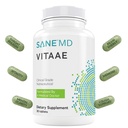 SANE MD Vitae - Throat Phlegma, Batuk, dan Dukungan Otak - Citicoline Suplemen Repiratory, Throat, dan Kesehatan Otak
