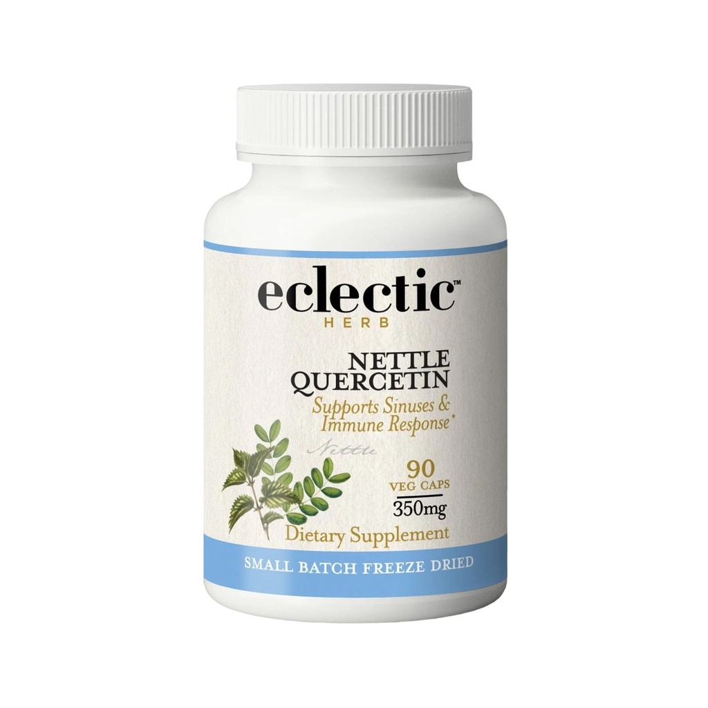 Eclectic Herb - Nettle Quercetin Capsules 126; Non- GMO, Vegan 12490 CT