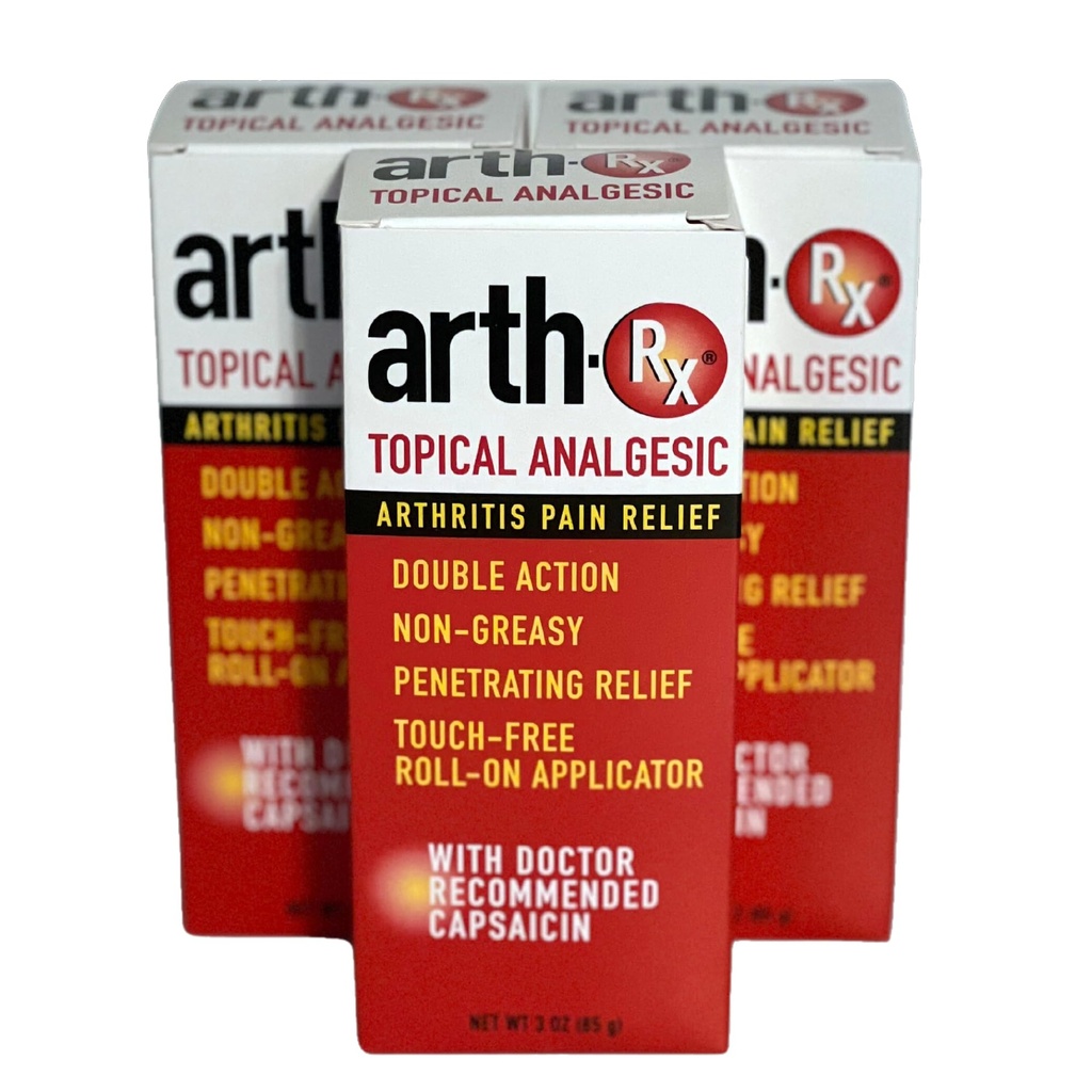 Topical Analgesic Pain Relief Rolls-on with Capsaicin for Deep Tenepering Pain Relief, Warming Capsaicin for Easing Pain from Arthritis and Muscle Aches and Pains, 9 oz