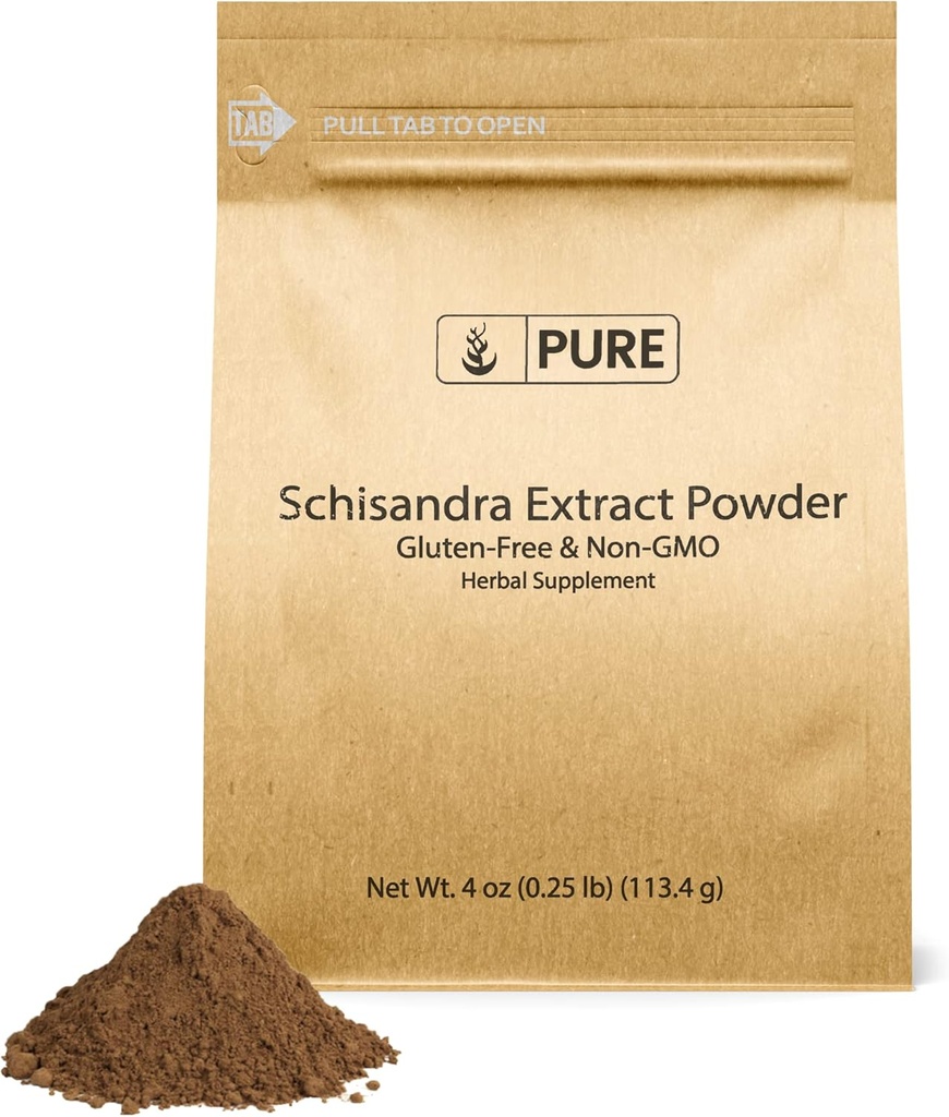 Murni lngrediens Asli Schisandra (4 oz), Non- GMO, Gluten- Free, Five- Flavor- Fruit, Tradisional Herb