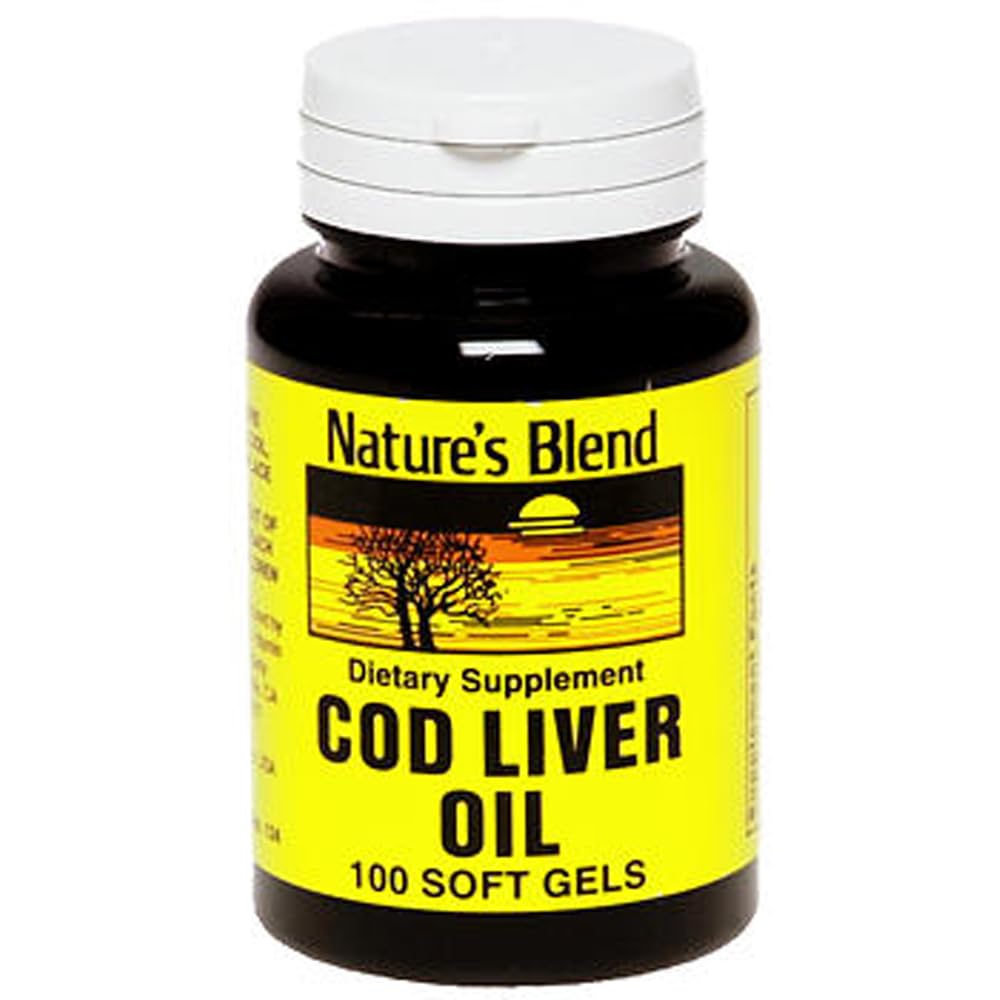 Nature 's Blend Cod Liver Oil 100 Softgels