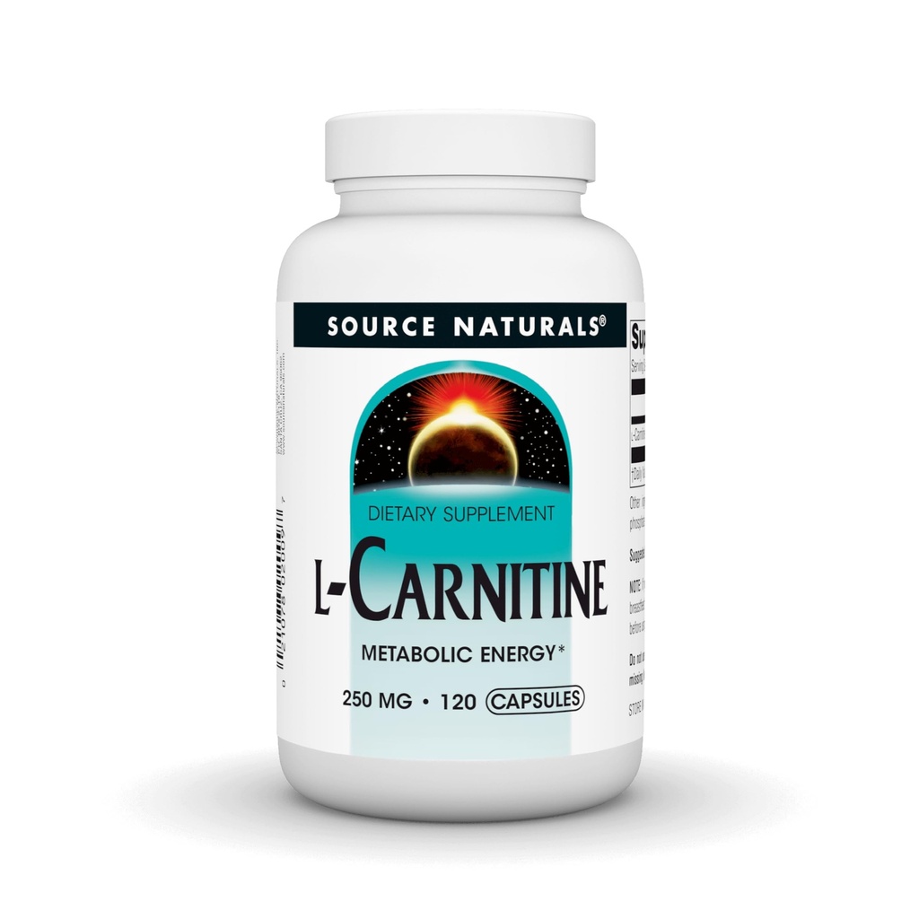 Sumbers L- Carnitine, Metabolic Energy *, 250mg - 120 Kapsul