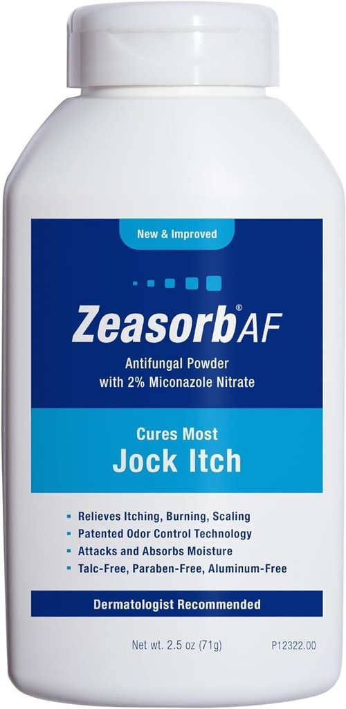 Atsorb Super Absorbend Antifungal Meatment Powder untuk Jock Itch 2.5 oz by Dalsorb- Af