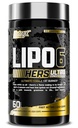 Nutrex Research Lipo-6 Black Hers Ultra Konsentrat 124; Wight Loses Pill for Women 124; Fat Burner, Appetite Supsant, Metabolisme Booster untuk Weight Los + Hair, Skin, & Nails Dukung 124; 60 Diet Pil