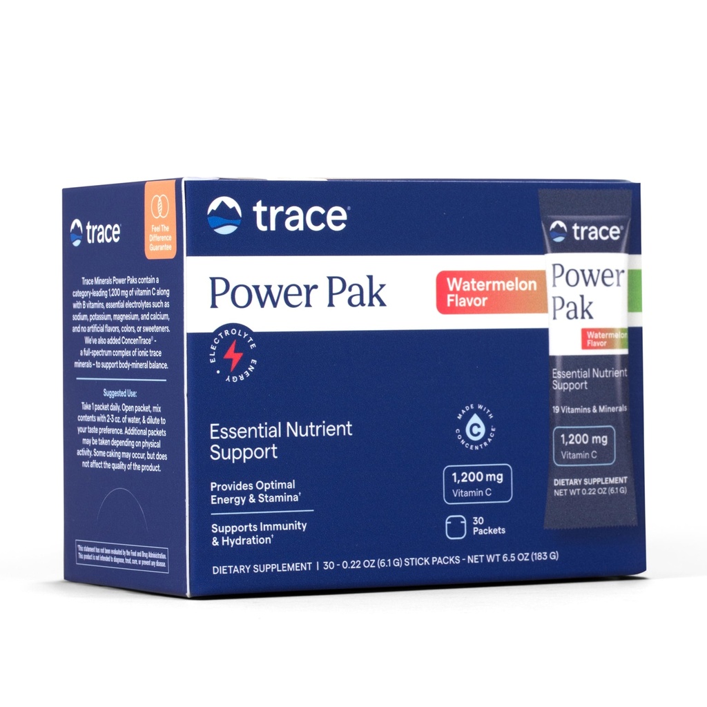 Telusuri Tenaga Mineral Pak - Paket Multivitamin untuk Dukungan Nutrisi - Hidration, Imunitas & Energi - Vitamin Alam & Mineral - Semangka Flavor - 30 Paket