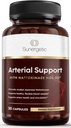 Suplemen Premium Nattokinase Sunergik untuk Dukungan Arteri - Nattokinase 2000 FU (NSK-SD) Pycnogenol, Preneate & Beets - 100mg Nattokinase for Artery Health, Heart & Blood Vessels- 30 Capsules