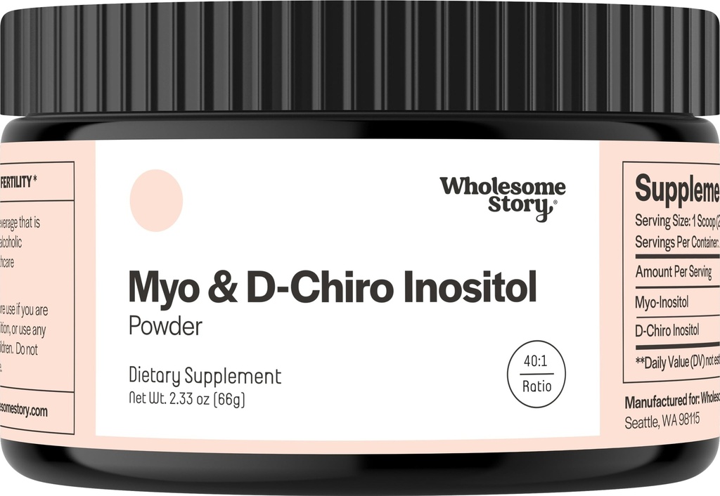 Myo- Inositol & D-Chiro Inositol Suplement Powder untuk Women 124; Hormonal Saldo & Healthy Ovarium Fungsi Dukungan Ovarium 124; Vitamin B8 124; Alternatif Besar untuk Kapsul 124; 40: 1 Rasio 128; 30