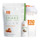 Vegan Organic Plant Powder and Meal Replacement Shake With Shaker Cup and 2 Oz MCT Oil - By 310 Nutition - Gluten, Dairy and Soy Free - 0g of Sugar 124; Keto and Paleo Friendly (Salted Caramel)