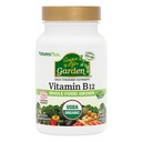 NaturesPlus Source of Life Garden Vitamin B12 - Kembungkus 2, 60 Vegan Capsules - Vegetarian, Gluten Free, Sertifikasi Organik - 60 Total Pelayan