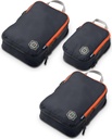 Compression Packing Cubes Set for Travel - Lighweight, Durable Clothes Organizer for Carry- On Lumework and Suitcase by TRIPED Travel Gear