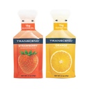 Transcend Foods Strawberry + Orange Gels (1.1 oz, Pack of 24) Fast- Acting Carb Gel Strawberry dan Orange Flavor - Caffeine Free, Gluten Free