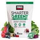 FORCE FacTOR Smarter Greens Superfood Chews, Greens and Superfood with Projects, Antioksidants, and Fiber, Greens Suppport Dibuble, Nitric Oxide, and Energy, 60 Soft Chews