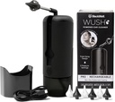 Wash Pro By Black Wolf- Deluxe Water Pounced Ear Cleaner - Safe & Effective- Electriple Jet Stream 3 Tekanan Pengaturan Untuk Ear Wax Buildup- Ear Wax Removal Kit- Water Resistant USB Rechargable