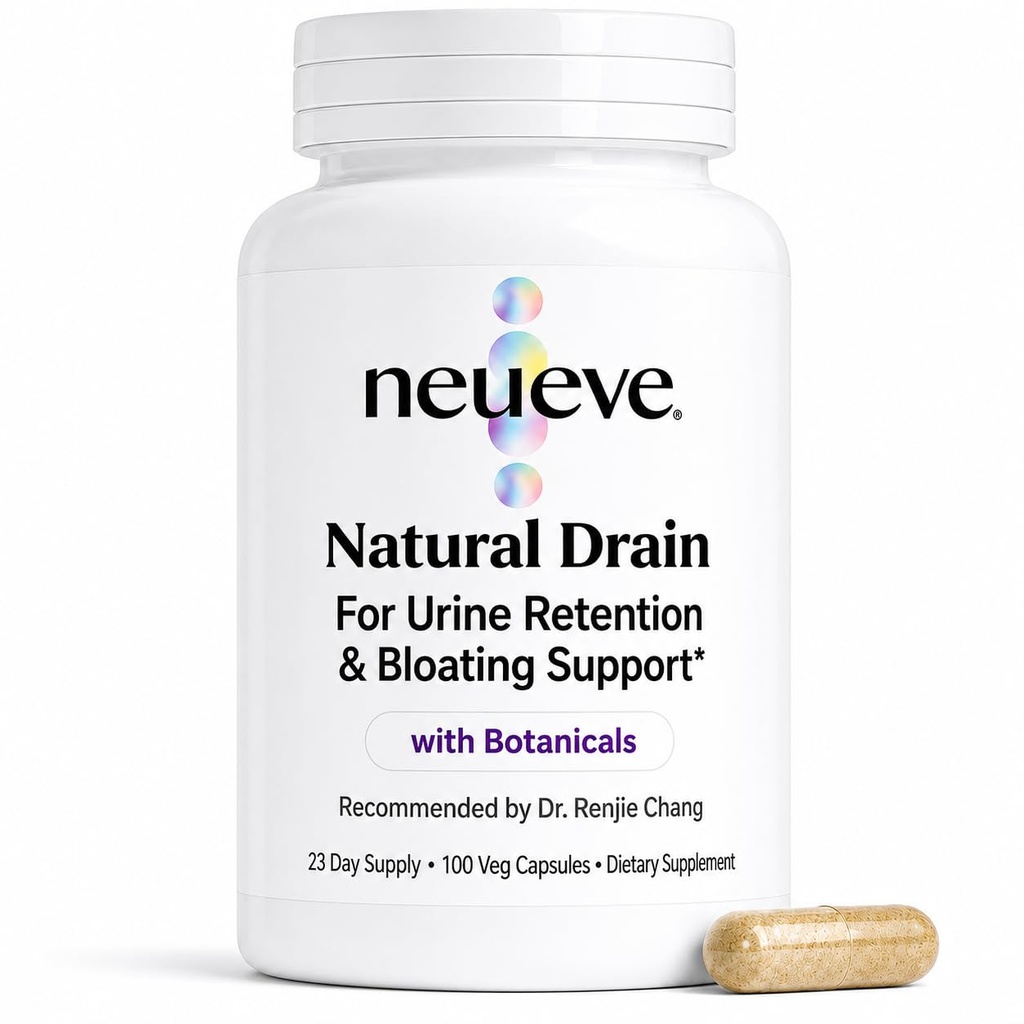 NeuEve Urine Control dengan Suplemen Harian Hujan Alam 124; Membantu Mengurangi Retensi Urine, Mendukung Trakta Urin Sehat