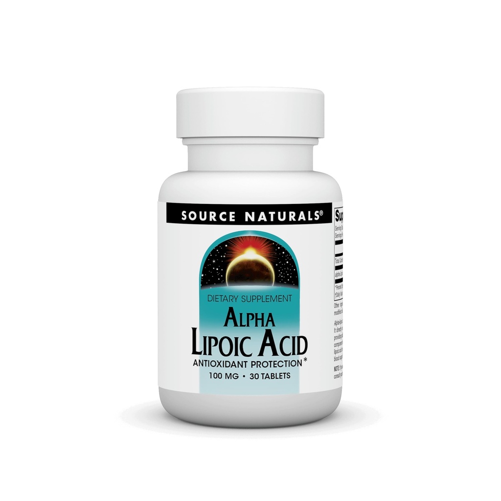 Alpha Lipoic Acid 100mg Sournals, Inc. 30 Tab