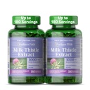 Puritan 's Pride Milk Thistle Silymarin 4: 1 Extract 200mg (1000 Mg Equivalen) Diet Support, 6 Pasokan Bulan, 180 Count 2-Pack