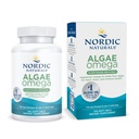 Algae Omega Nordic - 120 Soft Gels - 715 mg Omega- 3 - Sertifikasi Vegan Algae Oil - Plant - Based EPA & DHA - Heart, Eye, Immune & Brain Health - Non-GMO - 60 Services
