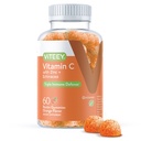 Viteey Vitamin C Gummies for Dewata & Teens with Zinc & Echinacea - Ammune Support Gummies - Vegan, Gelatin Free, Gluten Free, GMO - Tasty Vitamin C Chewable Orange Flavored Gummy
