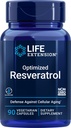 Ekstensi Hidup Teroptimasi Resveratrol, 90 Vegetarian Capsules
