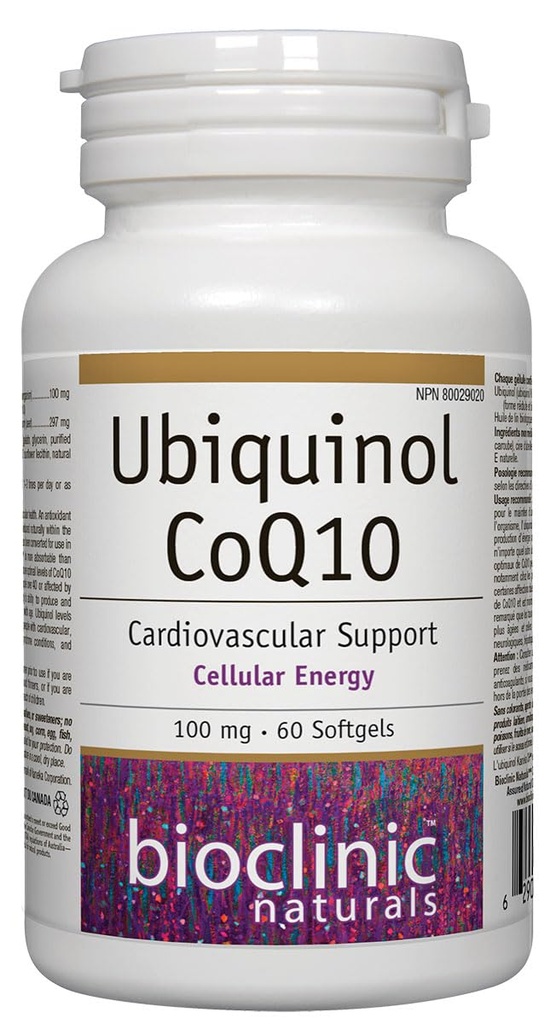 Bioklinik Natural Ubiquinol Softgels, 60 Count