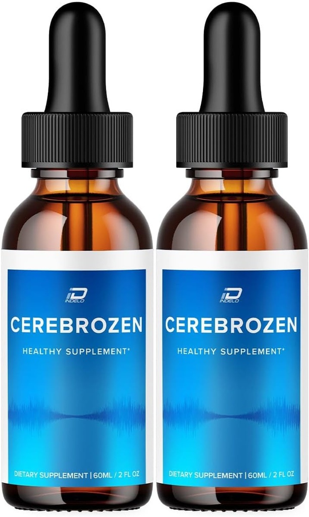 Cerebrozen Tinnitus Ear Drops - Cerebrozen 24, Cerebrozen Liquid Drops, Cerebrozen Drops for Ear Relief (2 Pack - 120 ML)