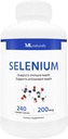ML Selenium 200mcg 240 Vegetable Capsules. Mendukung Kesehatan Imune, NSF- Sertifikasi & cGMP- Compliant