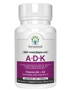 ADK Vitamin Supplemen 5000 IU - Potency Tinggi Vitamin A, D3, dan K2 untuk Bone Health dan Kalsium Absorpsi 124; Gluten- Free Vitamin ADK Suplemen, 60 Hari Suppply, 60 Capsules