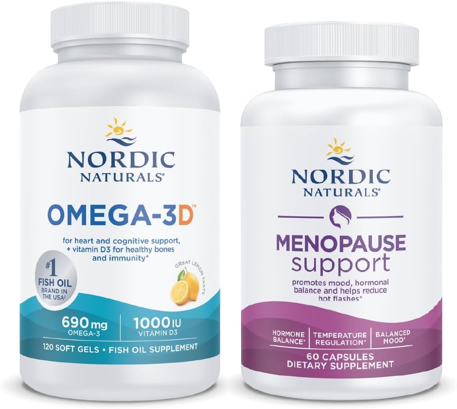 Dukungan Menopause dan Omega- 3D