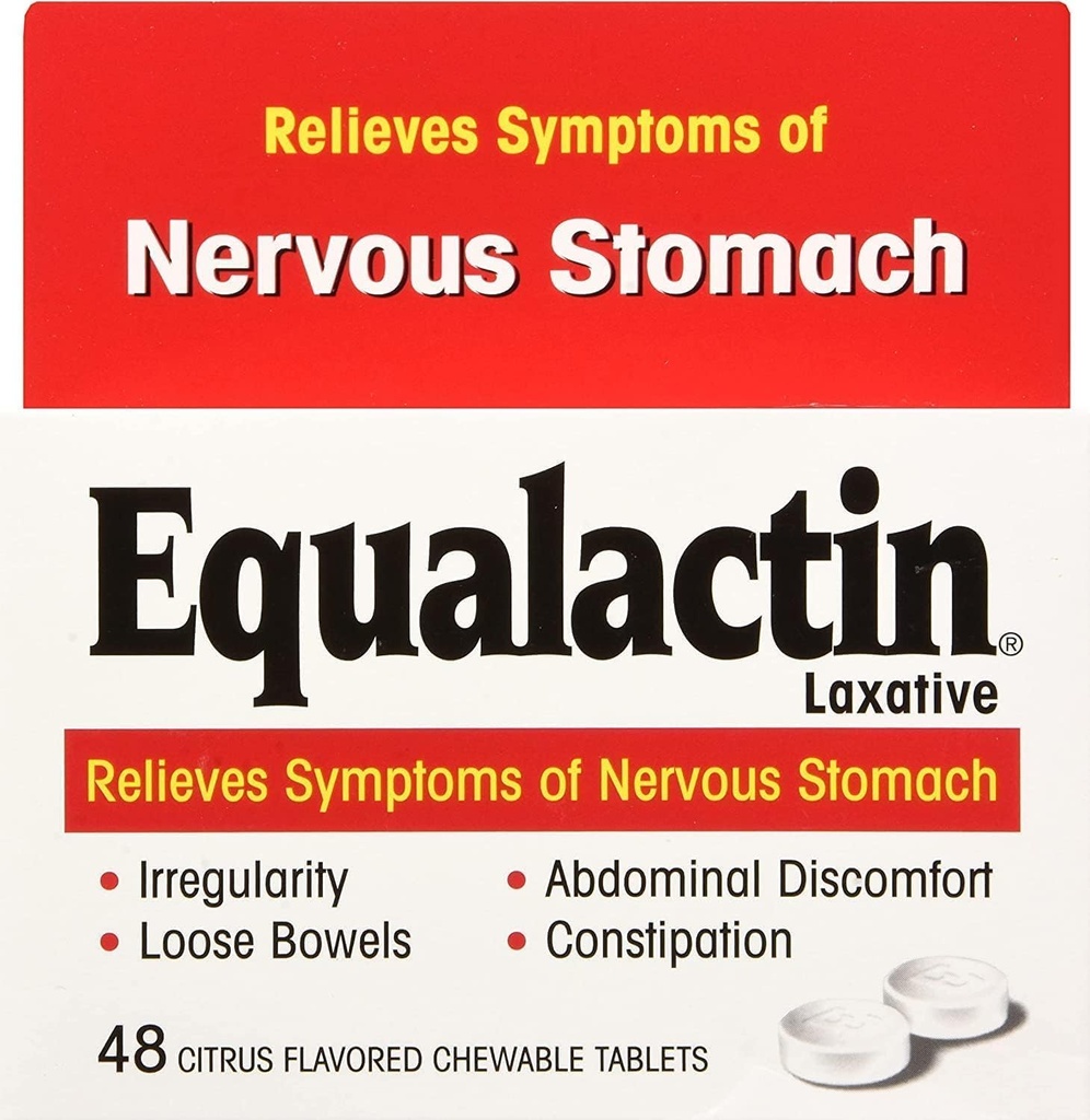 Laxative Equalactin Chewable 48 Tablet