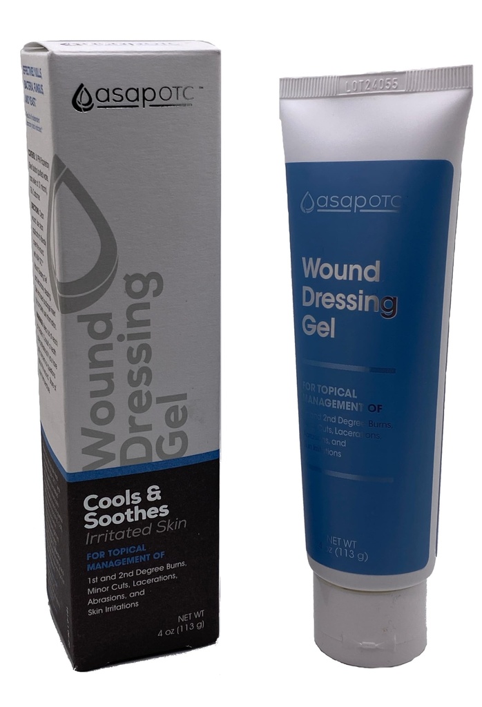 ASAP OTC Wound Dressing Gel oleh American Biotech Labs 124; SilverSol Ag ávo 24 plum Healing & Soothing Gel 124; 4 Oz
