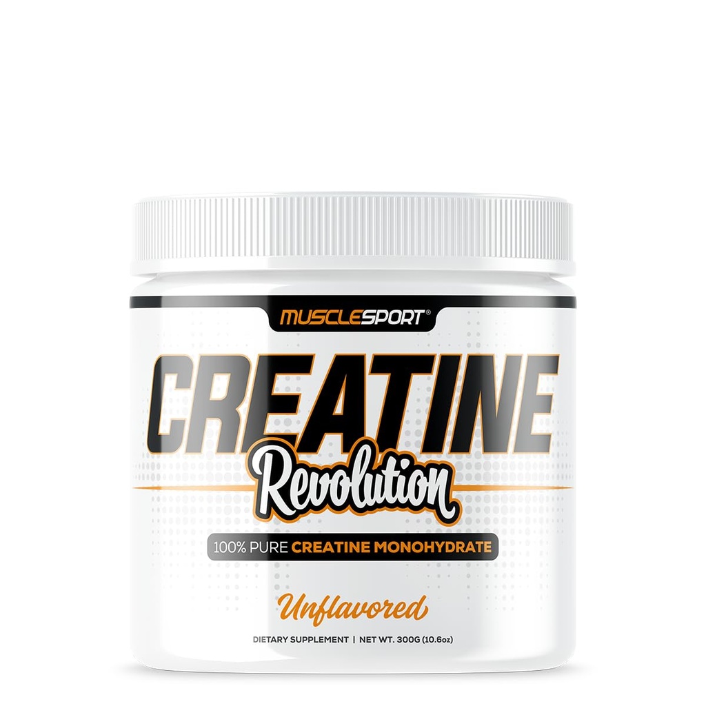 Musclesport Creatine Monohydrate Powder-Mikronized Creatine Monohydrate