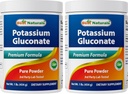 Terbaik Potassium Gluconate 1lb Powder (1 LB (Paket 2)))