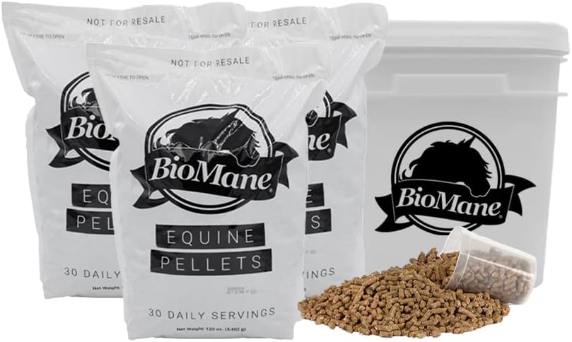 BioMane Equine Pellets- 90 Hari Supply (Suplemen Nutrition Rambut untuk Kuda)