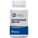 NSK-SD Nattokinase - Dukungan Kardiovaskular - Potency Nattokinase Tinggi Suplemen - Optimizes Circulation, Non-GMO, Vegetarian, JHFA & NKA dikenal - 60 Ct