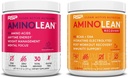 RSP NUTRITITION AminoLean Pre Energy (Fruit Punch 30 Servings) with AminoLean Recovery Post Workout Boost (Blood Orange 30 Servings)