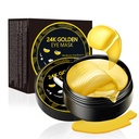 Under Eye Patches, 24K Gold Eye Mask, 60PCS Under Eye Mask, Collagen Gel Pads Patch Treatment for Lightly Wrinkles Puffy Eyes Dark Circles Anti- Aging Moisturizing, Fine Lines Eye Bags Women