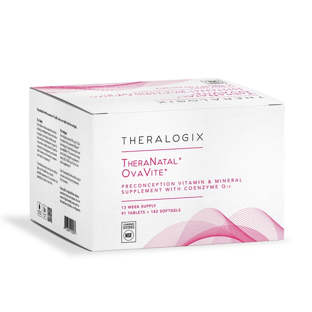 Prenatal Vitamin & Suplemen Kesuburan Wanita dengan CoQ10 - NSF Disertifikasi - 91 Tab, 182 Softgels (91 Pelayan)