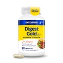 Enzymedica Digest Gold + ATPro, Maximum Power, Fast- Acting, Helling Digest Large Meals, for Bloating and Gas, 90 Kapsul